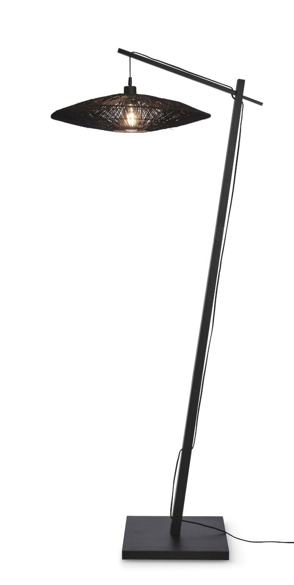 Lampadaire Iguazu Disc en Bambou naturel au design naturel par Good & Mojo Lampadaire Iguazu Disc en Bambou naturel au design naturel par Good & Mojo