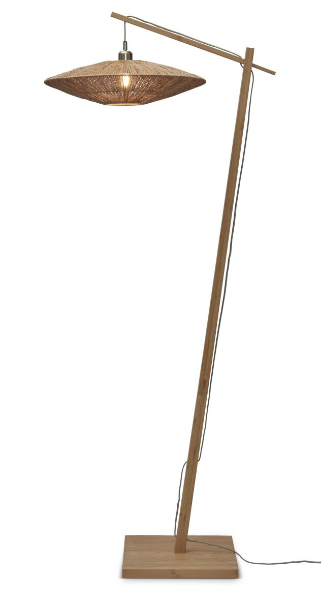 Lampadaire Iguazu Disc en Bambou naturel au design naturel par Good & Mojo Lampadaire Iguazu Disc en Bambou naturel au design naturel par Good & Mojo