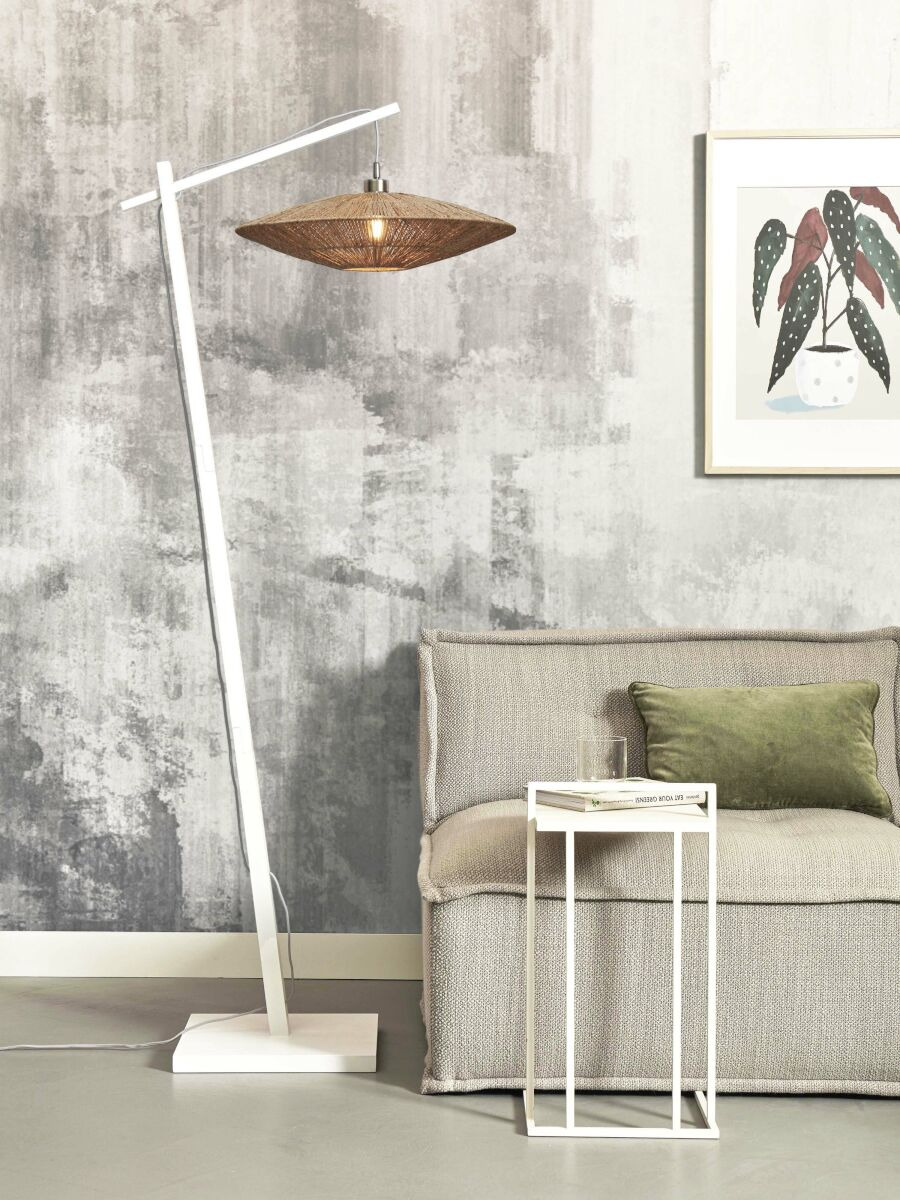 Lampadaire Iguazu Disc en Bambou naturel au design naturel par Good & Mojo Lampadaire Iguazu Disc en Bambou naturel au design naturel par Good & Mojo