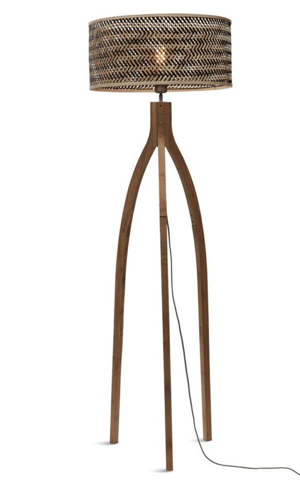 Lampadaire Java AP en bamboo au design naturel par Good & Mojo