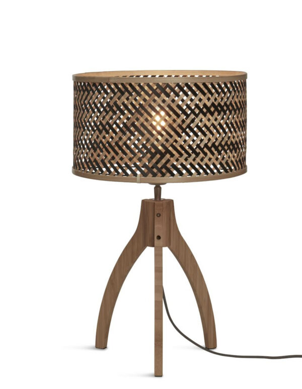 Lampe à poser Java AP en bamboo au design naturel par Good & Mojo