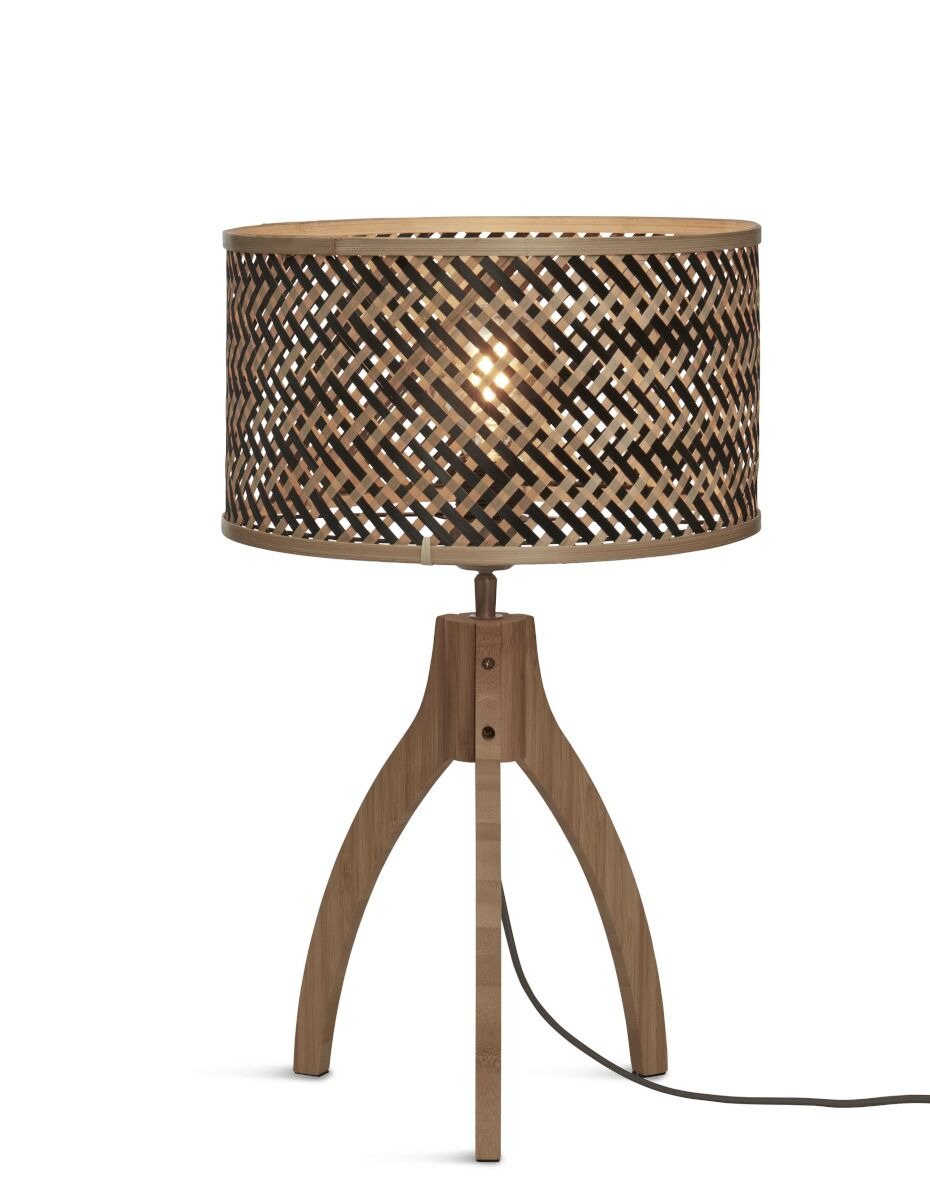 Lampe à poser Java AP en bamboo au design naturel par Good & Mojo