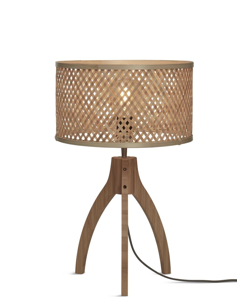 Lampe à poser Java AP en bamboo au design naturel par Good & Mojo