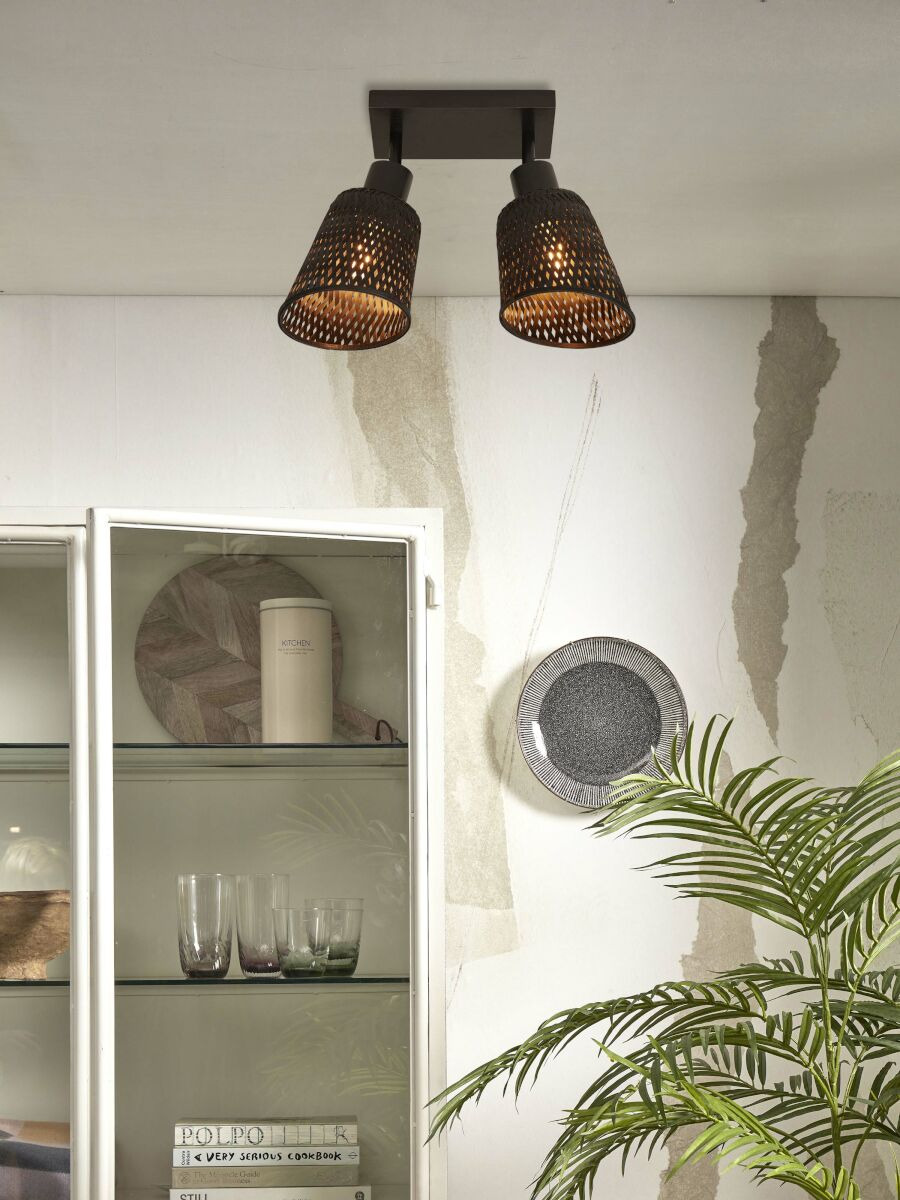 Plafonnier Java C2 en bamboo au design naturel par Good & Mojo Plafonnier Java C2 en bamboo au design naturel par Good & Mojo