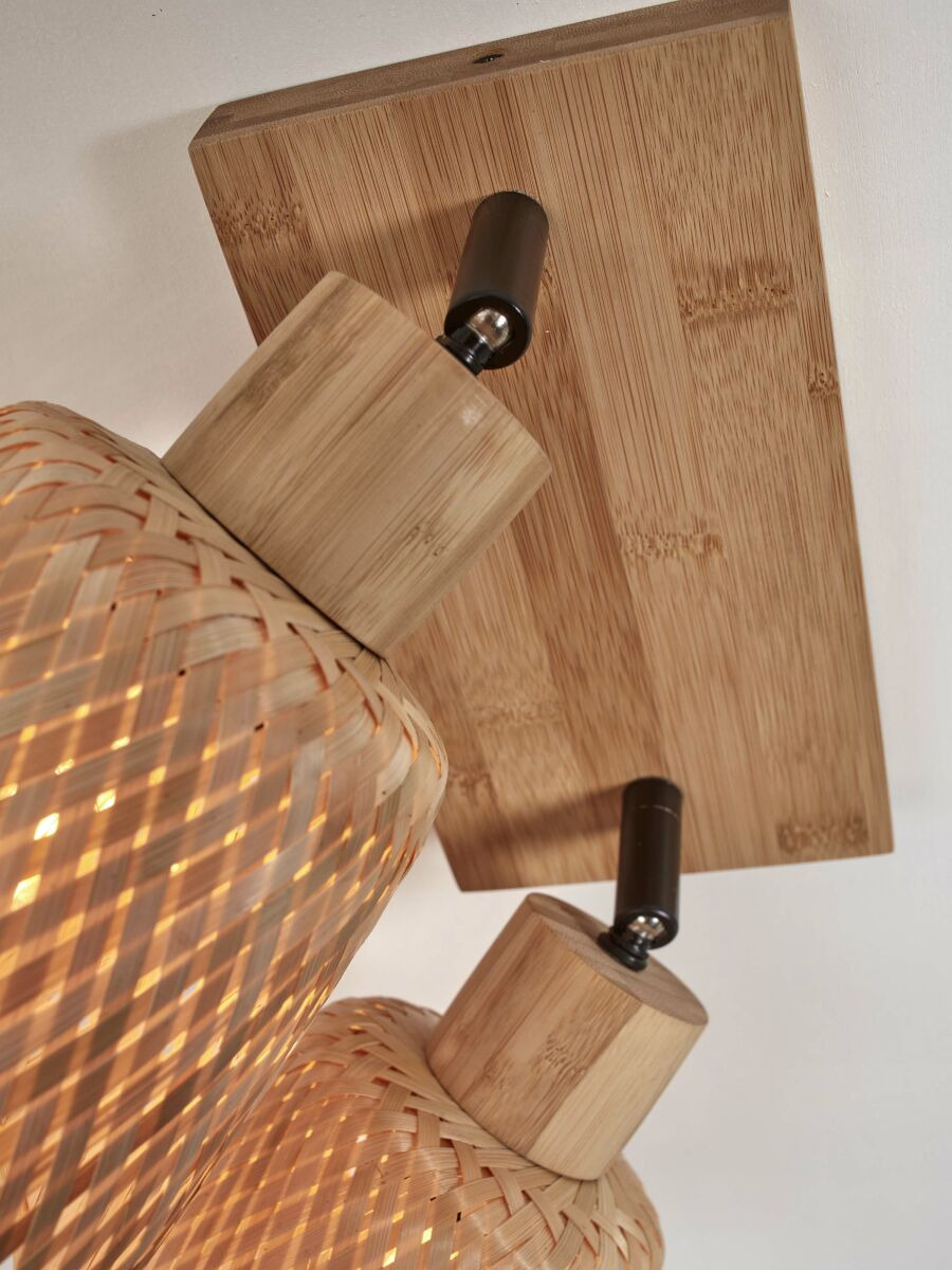Plafonnier Java C2 en bamboo au design naturel par Good & Mojo Plafonnier Java C2 en bamboo au design naturel par Good & Mojo