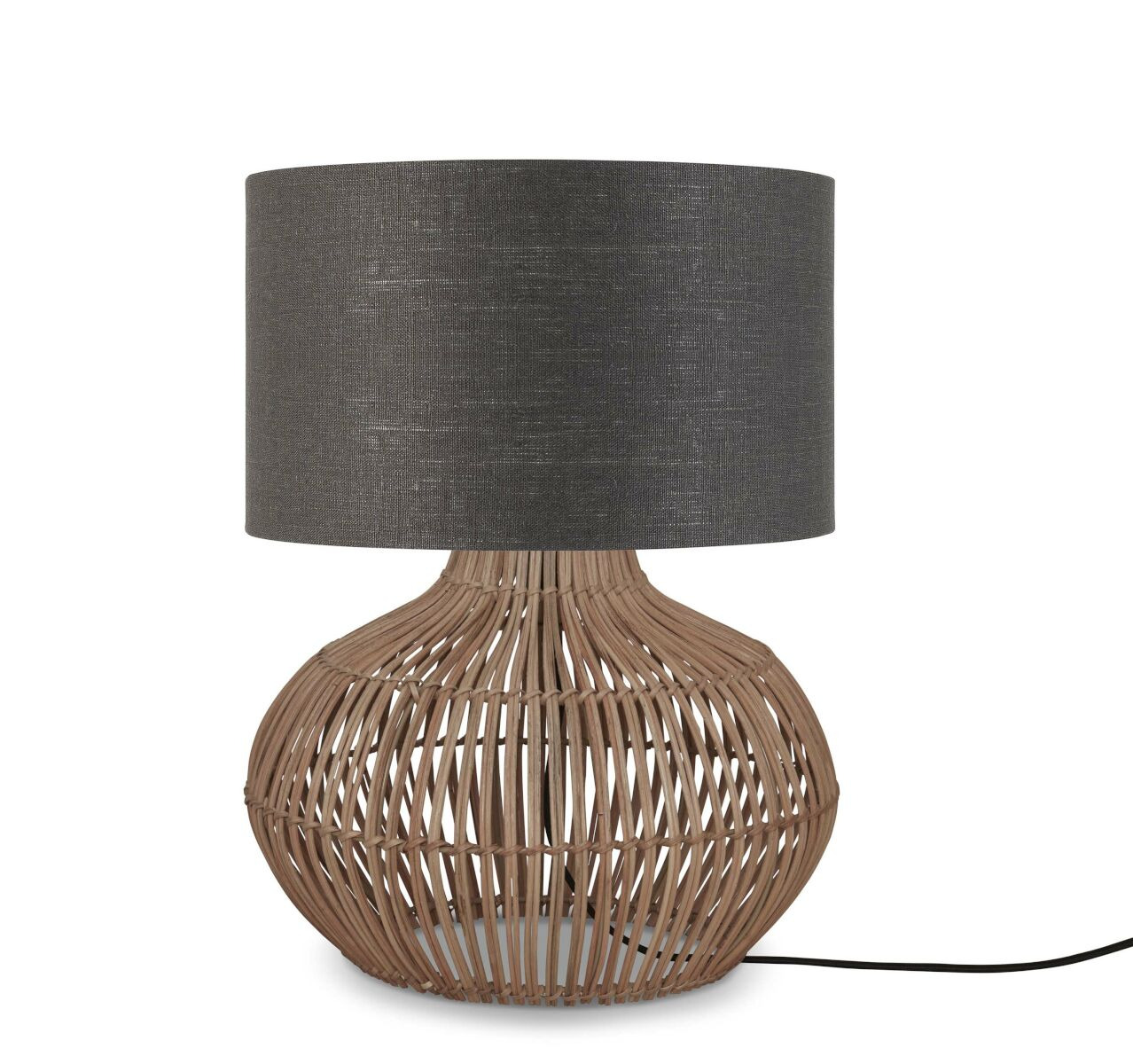 Lampe à poser Kalahari en rotin naturel au design naturel par Good & Mojo Lampe à poser Kalahari en rotin naturel au design naturel par Good & Mojo