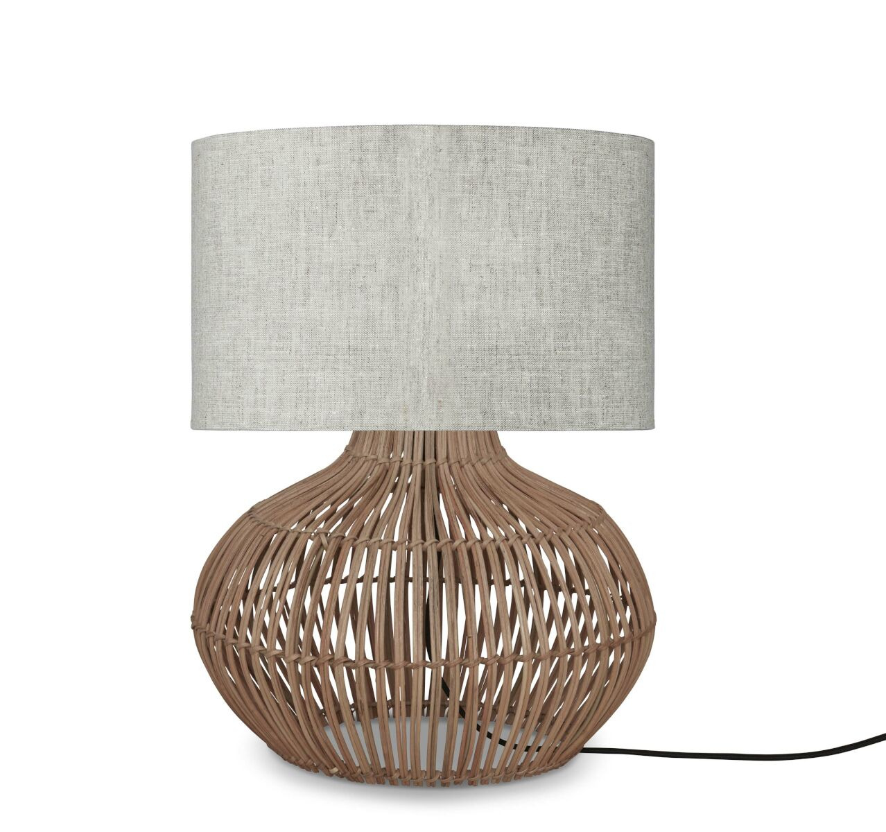 Lampe à poser Kalahari en rotin naturel au design naturel par Good & Mojo Lampe à poser Kalahari en rotin naturel au design naturel par Good & Mojo