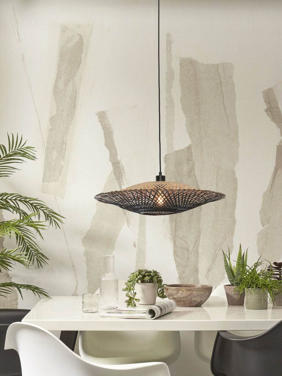 Suspension Kalimantan Flat Ø60cm en Bambou naturel au design naturel par Good & Mojo Suspension Kalimantan Flat Ø60cm en Bambou naturel au design naturel par Good & Mojo