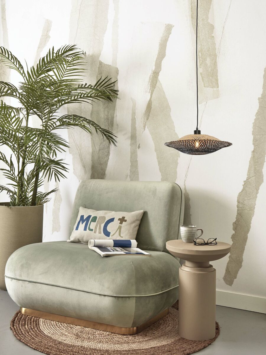 Suspension Kalimantan Flat Ø44cm en Bambou naturel au design naturel par Good & Mojo Suspension Kalimantan Flat Ø44cm en Bambou naturel au design naturel par Good & Mojo
