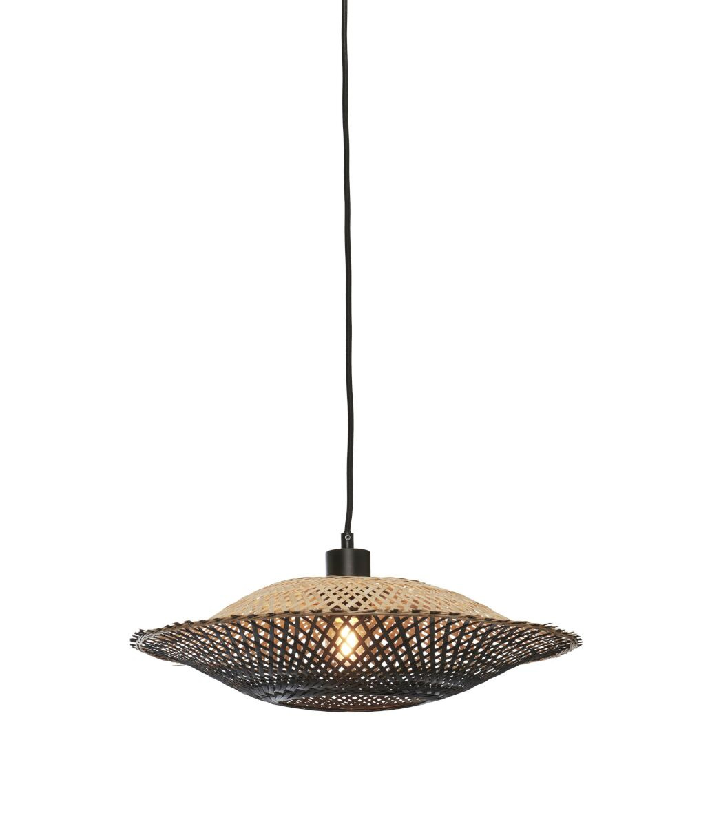 Suspension Kalimantan Flat Ø44cm en Bambou naturel au design naturel par Good & Mojo Suspension Kalimantan Flat Ø44cm en Bambou naturel au design naturel par Good & Mojo
