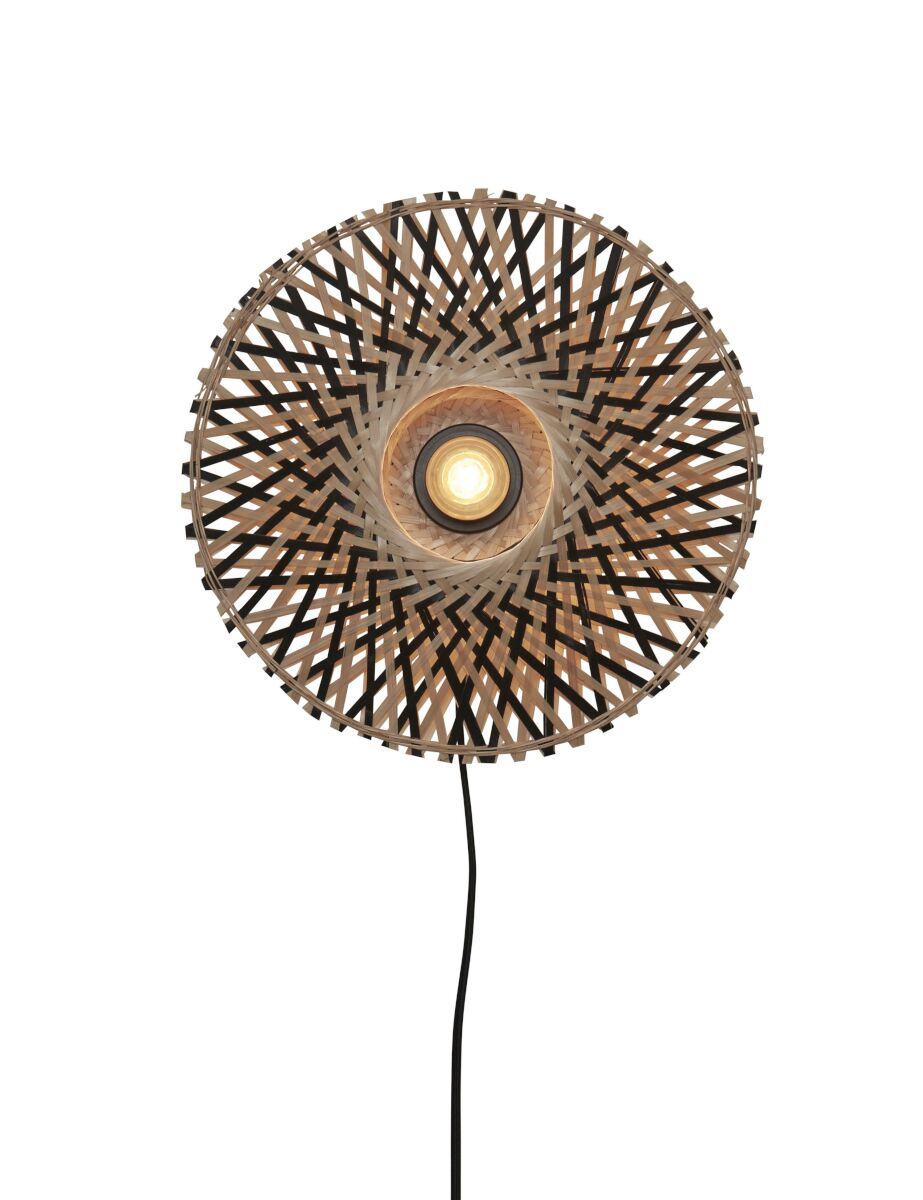 Applique Kalimantan XS en Bambou naturel au design naturel par Good & Mojo