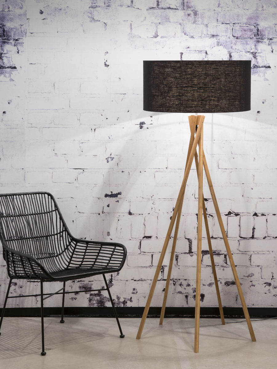 Lampadaire Kilimandjaro en bamboo au design naturel par Good & Mojo