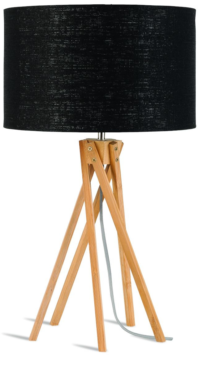Lampe à poser Kilimandjaro en bamboo au design naturel par Good & Mojo