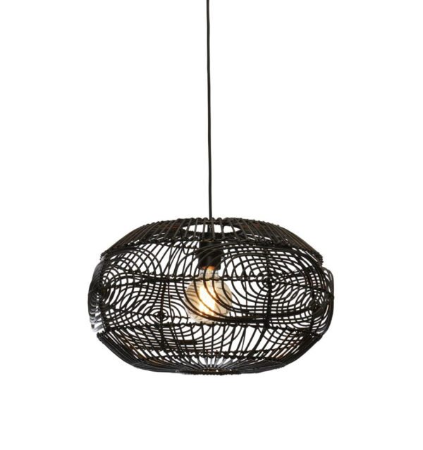Suspension Madeira en rotin naturel au design naturel par Good & Mojo