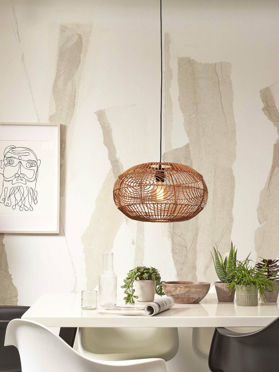 Suspension Madeira en rotin naturel au design naturel par Good & Mojo Suspension Madeira en rotin naturel au design naturel par Good & Mojo