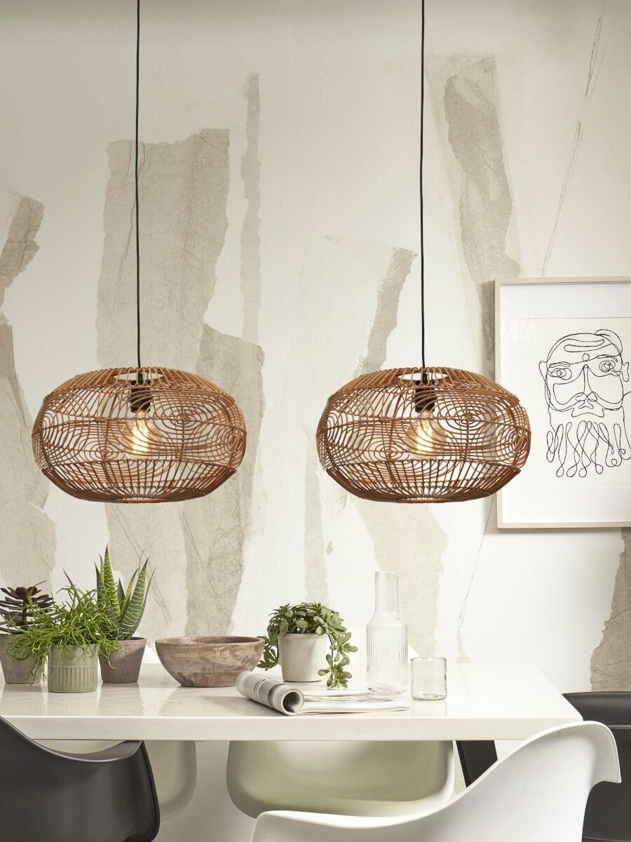 Suspension Madeira en rotin naturel au design naturel par Good & Mojo Suspension Madeira en rotin naturel au design naturel par Good & Mojo