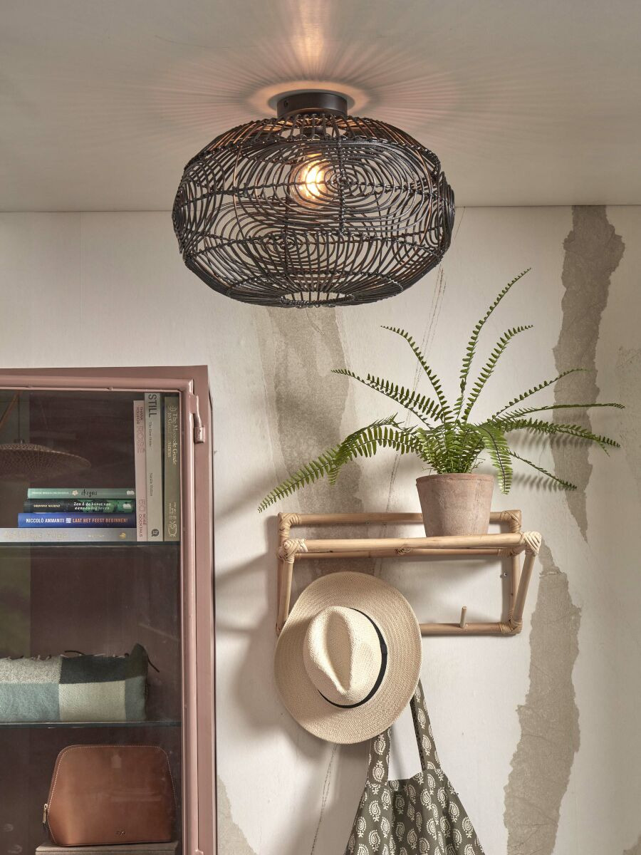 Plafonnier Madeira en rotin naturel au design naturel par Good & Mojo Plafonnier Madeira en rotin naturel au design naturel par Good & Mojo