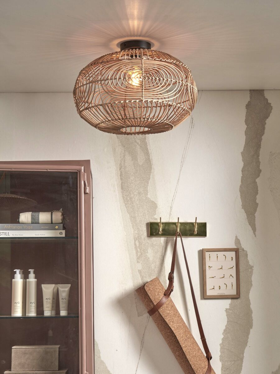 Plafonnier Madeira en rotin naturel au design naturel par Good & Mojo Plafonnier Madeira en rotin naturel au design naturel par Good & Mojo
