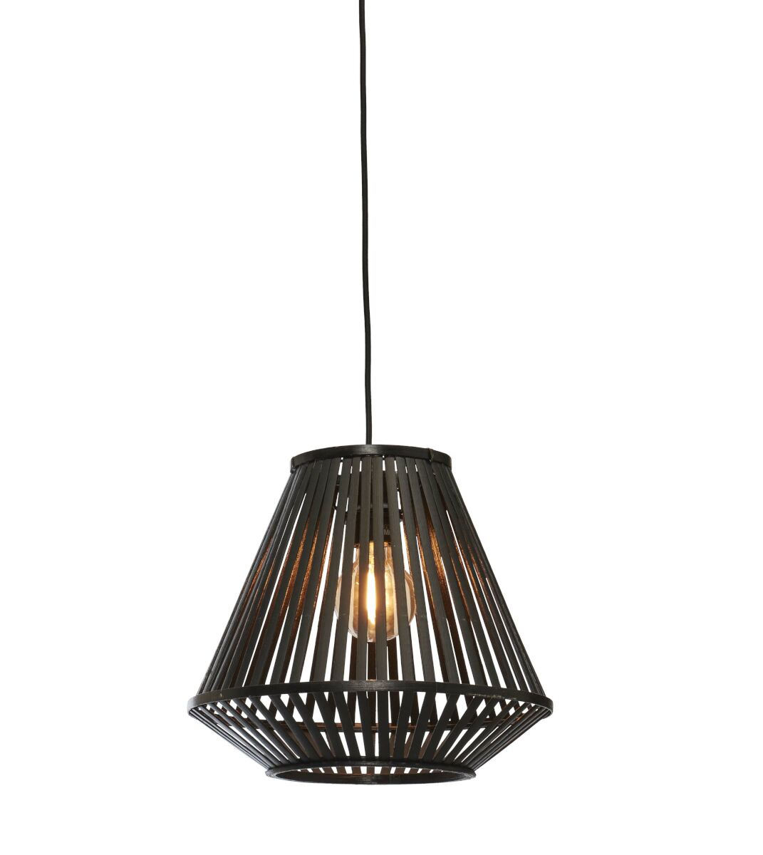 Suspension Merapi en bambou naturel au design naturel par Good & Mojo