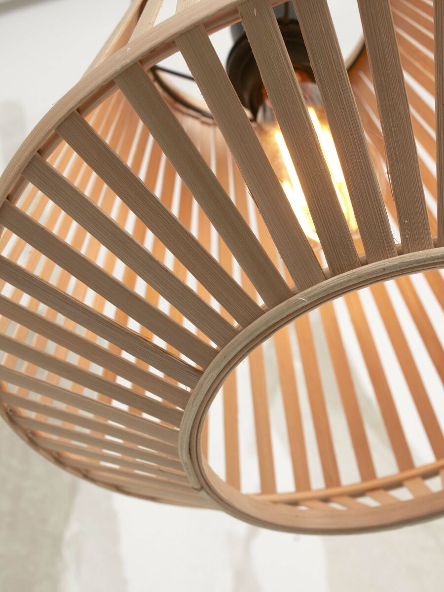 Suspension Merapi en bambou naturel au design naturel par Good & Mojo Suspension Merapi en bambou naturel au design naturel par Good & Mojo
