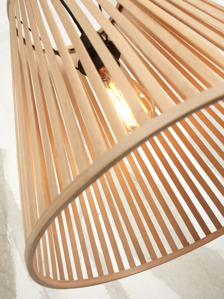 Suspension Merapi cône en bambou naturel au design naturel par Good & Mojo Suspension Merapi cône en bambou naturel au design naturel par Good & Mojo