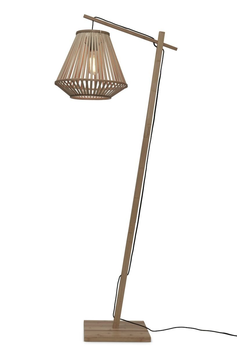 Lampadaire Merapi en bambou naturel au design naturel par Good & Mojo