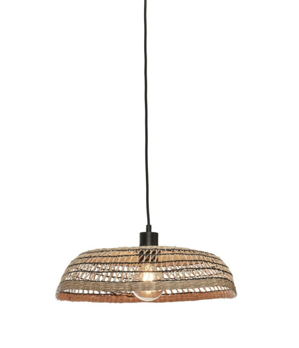 Suspension Pantanal en jonc de mer au design naturel par Good & Mojo