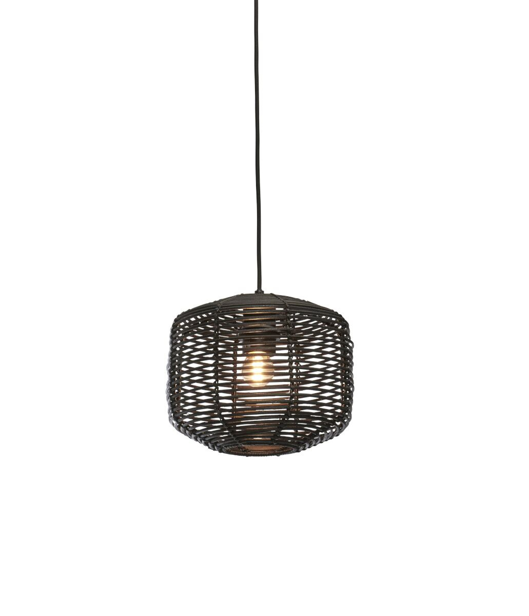 Suspension Tanami Tube en rotin naturel au design naturel par Good & Mojo