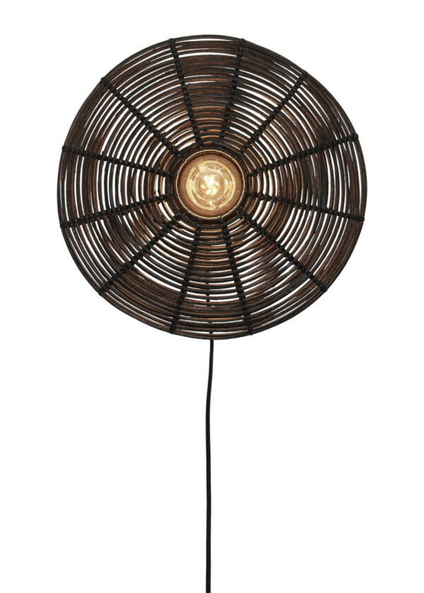 Luminaire rotin et osier : appliques, lampes et suspensions Applique Tanami en rotin naturel au design naturel par Good & Mojo