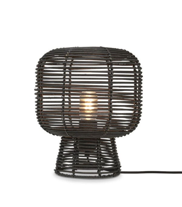 Luminaire rotin et osier : appliques, lampes et suspensions Lampe à poser Tanami en rotin naturel au design naturel par Good & Mojo