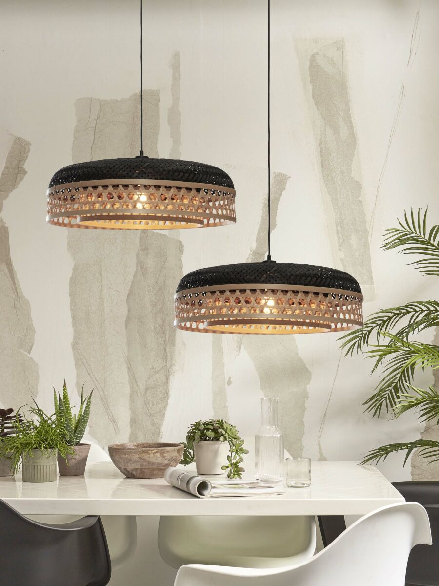 Suspension Ubud en bambou naturel au design naturel par Good & Mojo Suspension Ubud en bambou naturel au design naturel par Good & Mojo