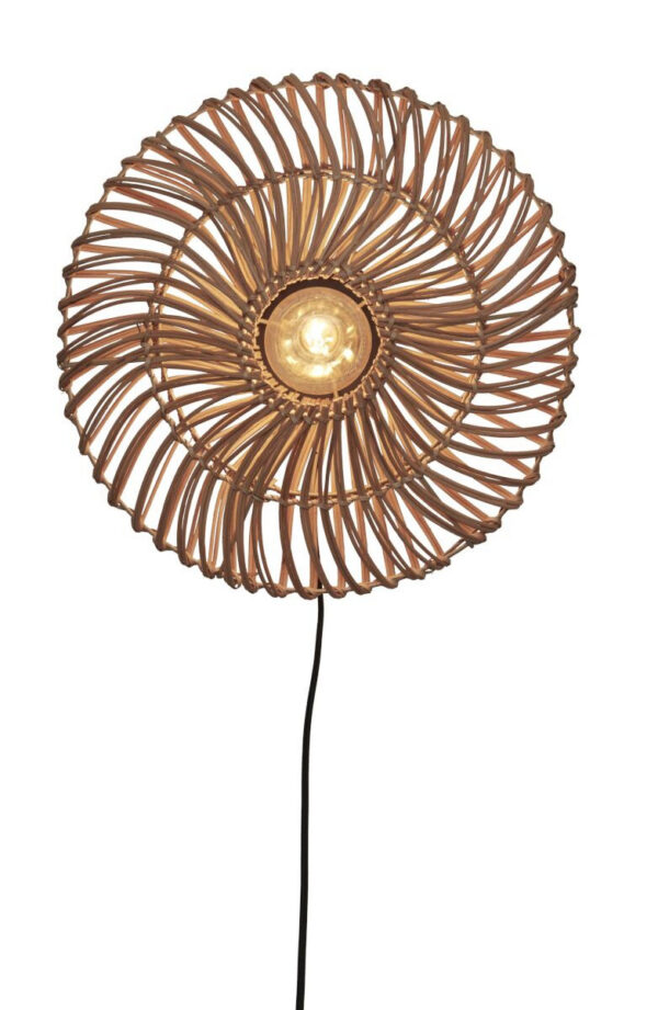 Luminaire rotin et osier : appliques, lampes et suspensions Applique Zanzibar en rotin naturel au design naturel par Good & Mojo