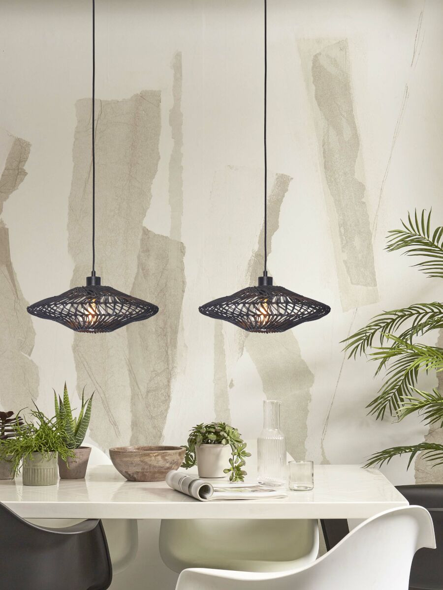 Suspension Zanzibar en rotin naturel au design naturel par Good & Mojo Suspension Zanzibar en rotin naturel au design naturel par Good & Mojo