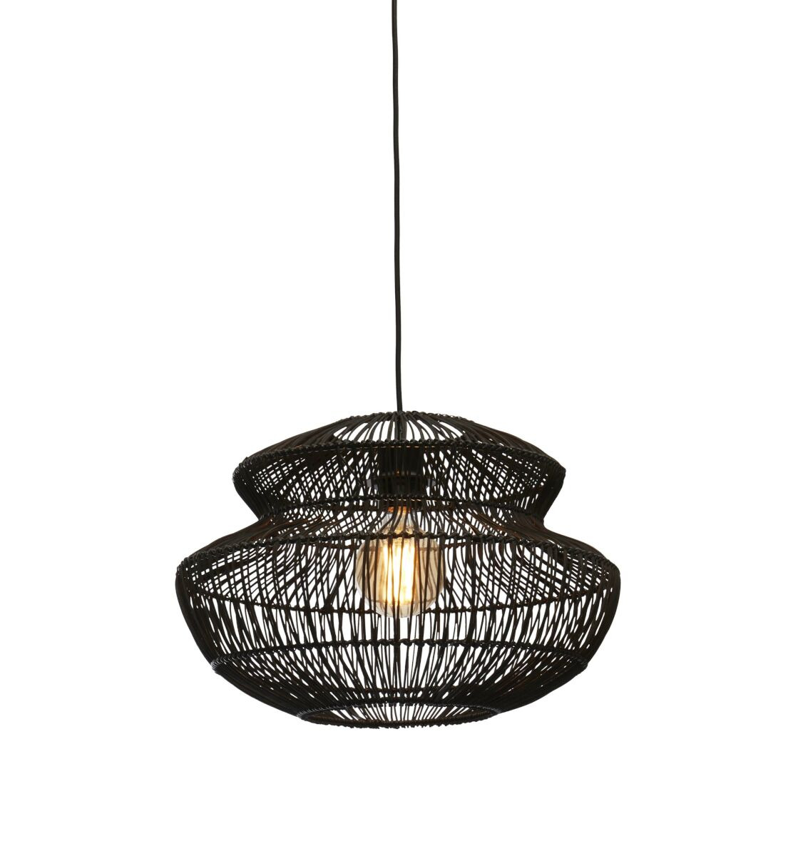 Suspension Zanzibar 2 en rotin naturel au design naturel par Good & Mojo