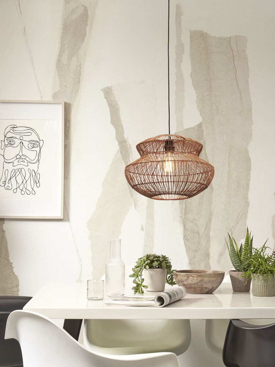 Suspension Zanzibar 2 en rotin naturel au design naturel par Good & Mojo Suspension Zanzibar 2 en rotin naturel au design naturel par Good & Mojo
