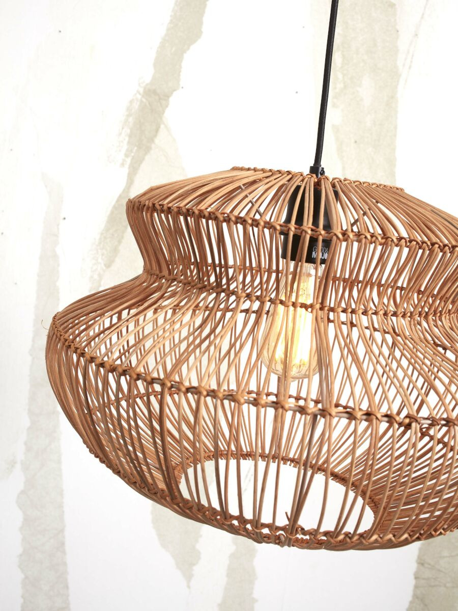 Suspension Zanzibar 2 en rotin naturel au design naturel par Good & Mojo Suspension Zanzibar 2 en rotin naturel au design naturel par Good & Mojo