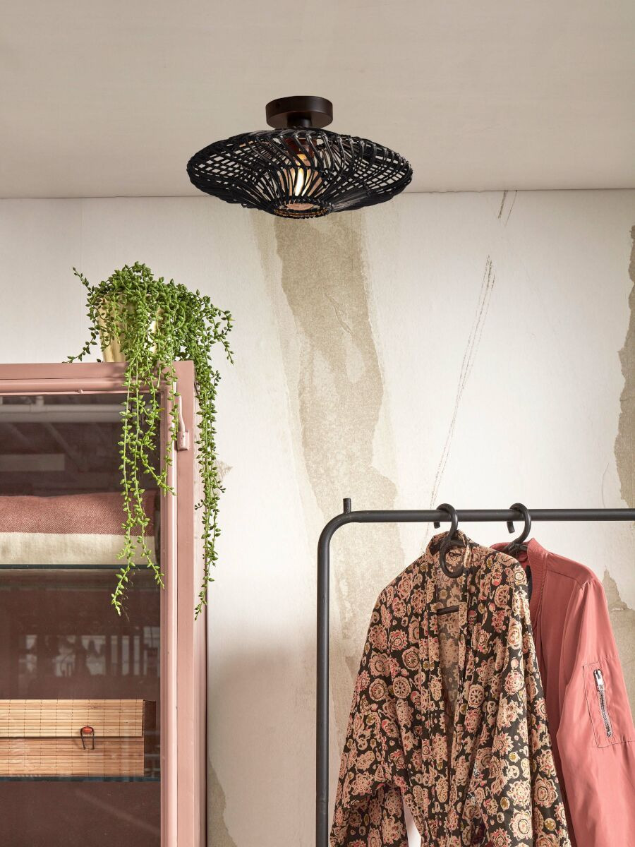 Plafonnier Zanzibar en rotin naturel au design naturel par Good & Mojo Plafonnier Zanzibar en rotin naturel au design naturel par Good & Mojo