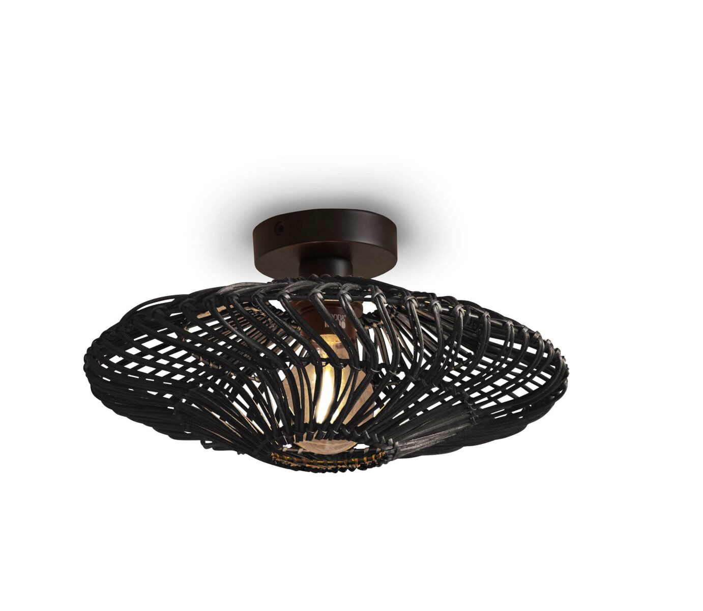 Plafonnier Zanzibar en rotin naturel au design naturel par Good & Mojo