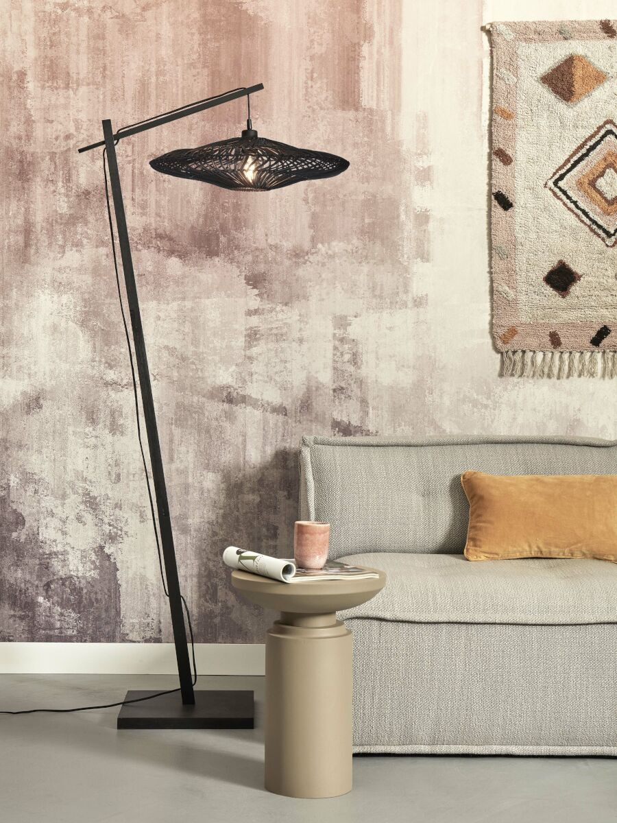 Lampadaire Zanzibar en rotin naturel au design naturel par Good & Mojo Lampadaire Zanzibar en rotin naturel au design naturel par Good & Mojo