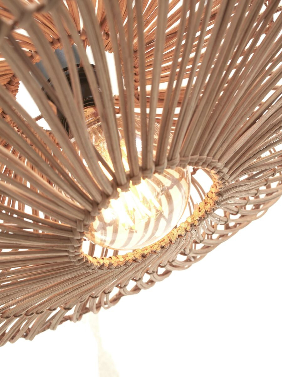 Lampadaire Zanzibar en rotin naturel au design naturel par Good & Mojo Lampadaire Zanzibar en rotin naturel au design naturel par Good & Mojo
