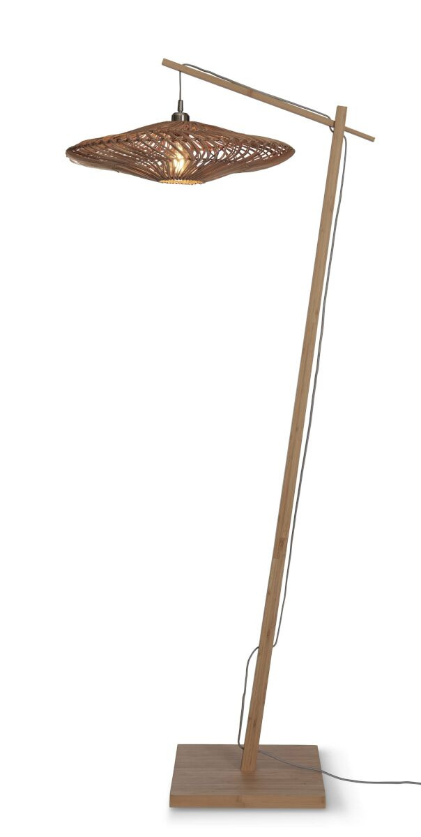 Lampadaire Zanzibar en rotin naturel au design naturel par Good & Mojo Lampadaire Zanzibar en rotin naturel au design naturel par Good & Mojo