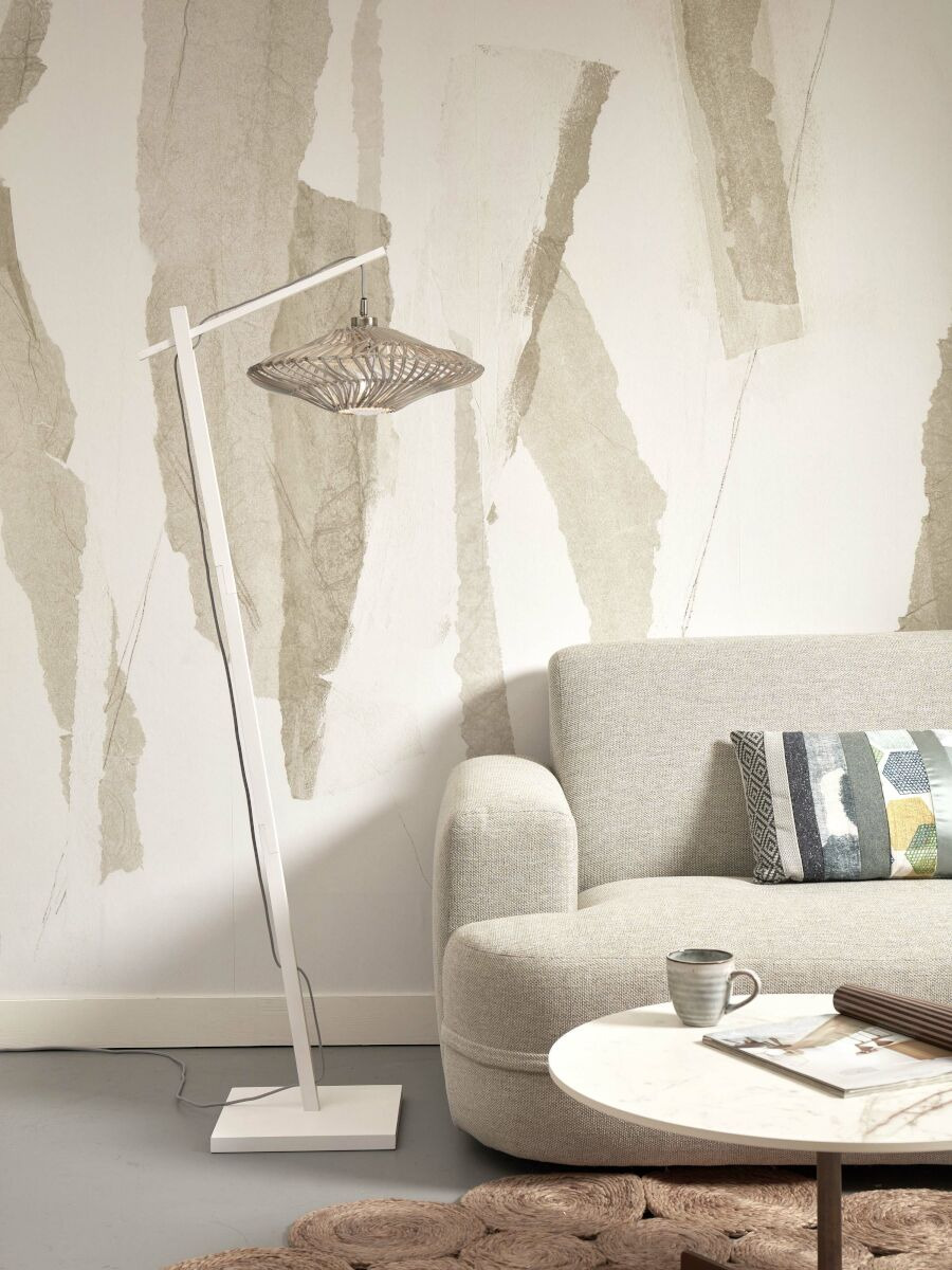 Lampadaire Zanzibar en rotin naturel au design naturel par Good & Mojo Lampadaire Zanzibar en rotin naturel au design naturel par Good & Mojo