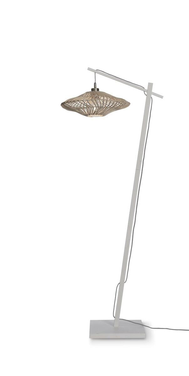 Lampadaire Zanzibar en rotin naturel au design naturel par Good & Mojo Lampadaire Zanzibar en rotin naturel au design naturel par Good & Mojo