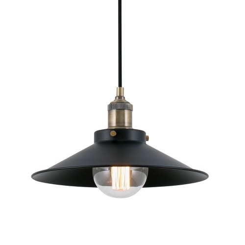 Suspension Retro'Light 4 en métal et cristal au style vintage et retro