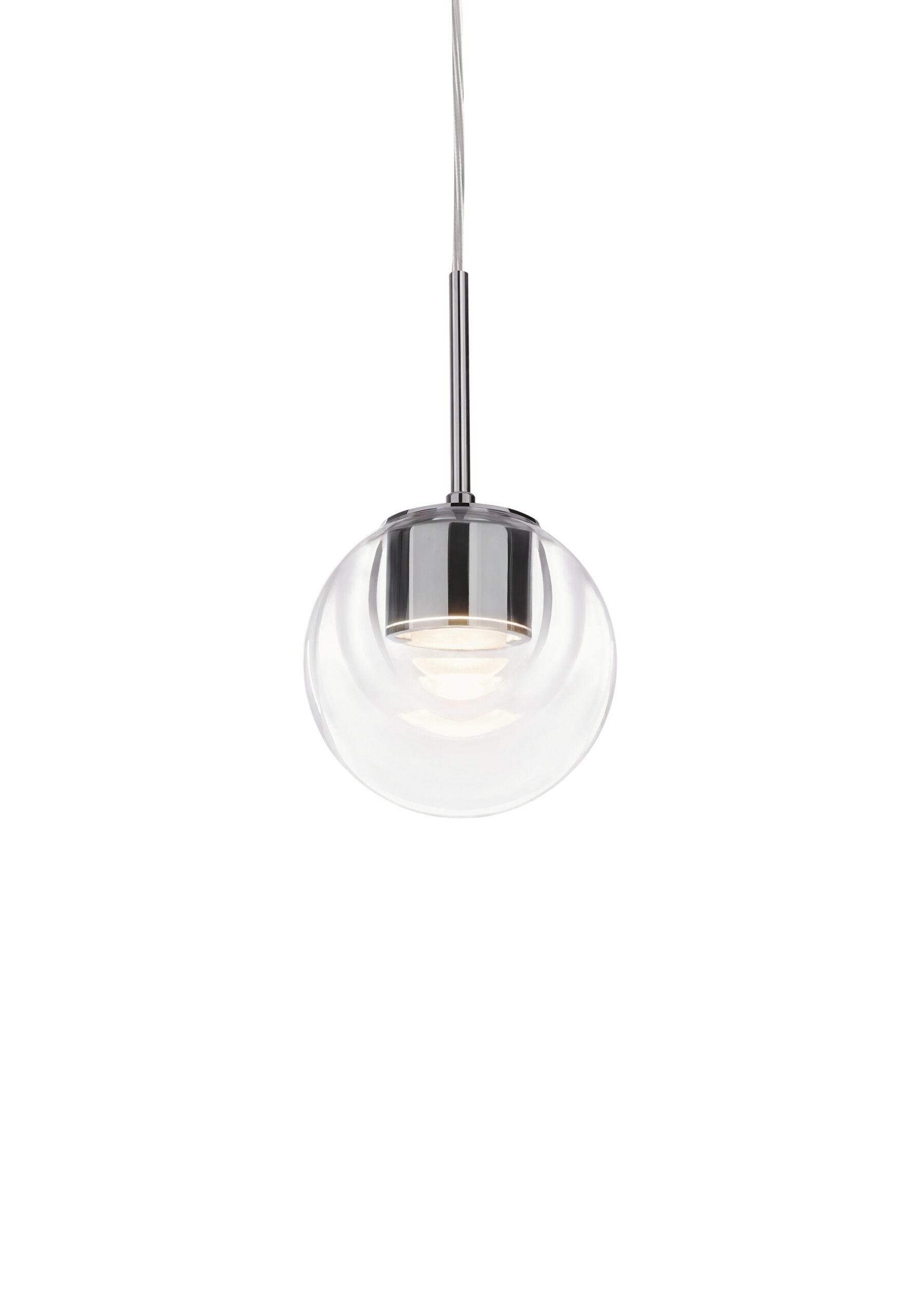 Suspension Dew en verre et aluminium par Emmanuel Babled x KDLN