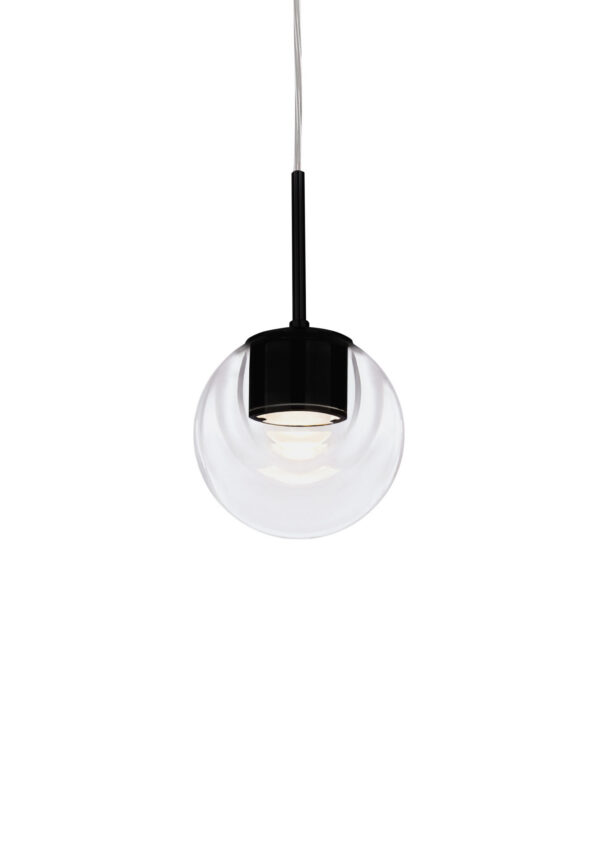 Suspension Dew en verre et aluminium par Emmanuel Babled x KDLN