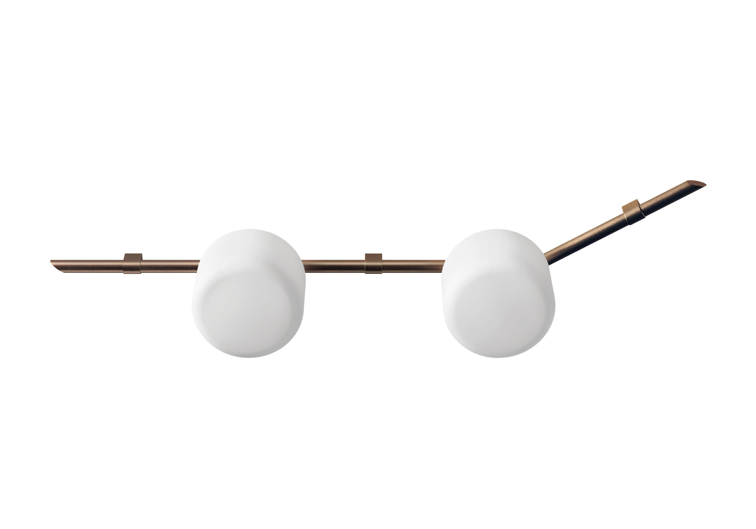 Plafonnier Floed en verre et aluminium par Storagemilano x KDLN