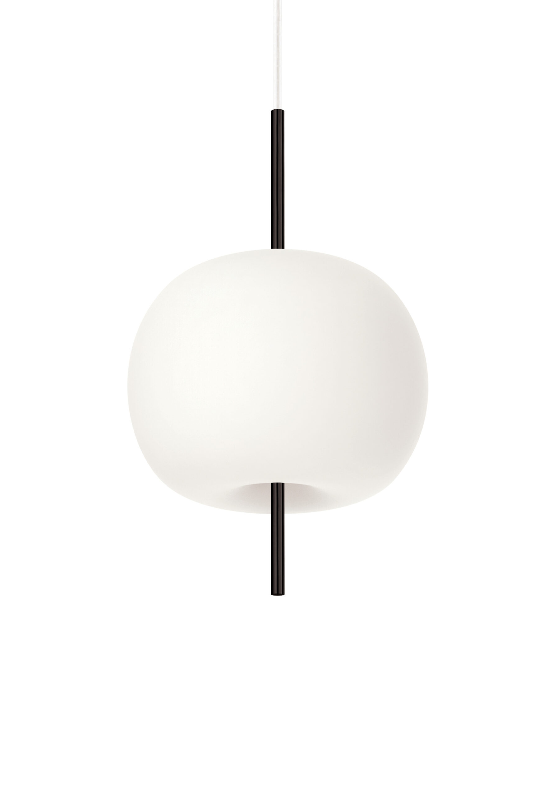 Suspension Kushi en verre et métal par Alberto Saggia & Valerio Sommella x KDLN