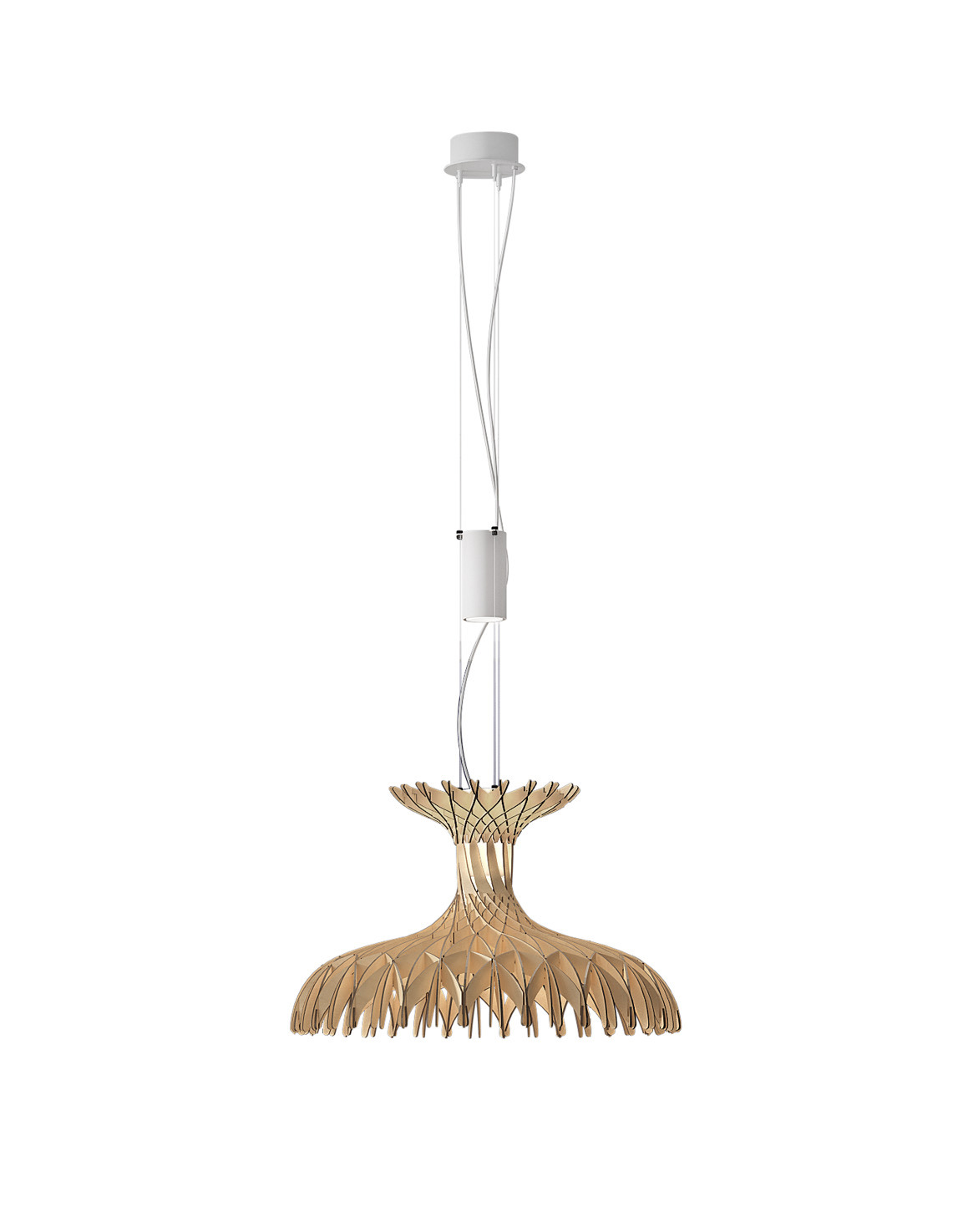 Suspension Dome en bois de hêtre par Benedetta Tagliabue x Bover