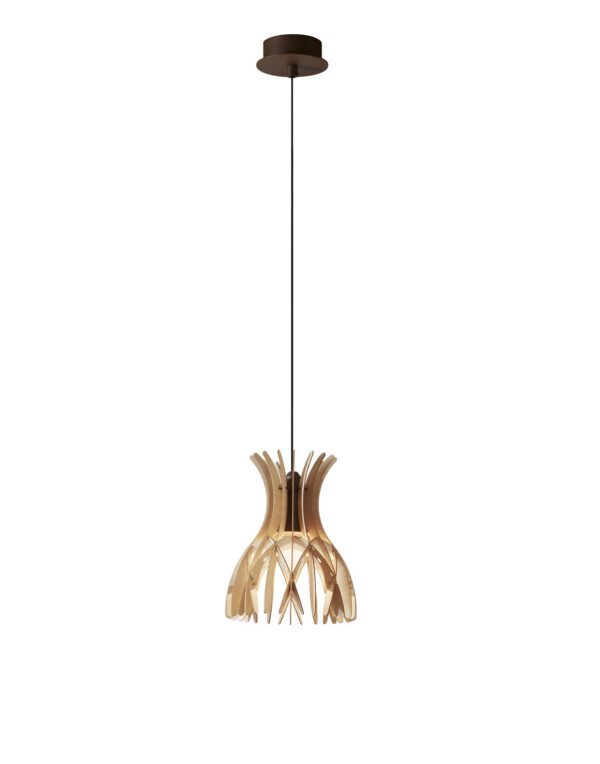 Suspension Domita S20 en bois de hêtre par Benedetta Tagliabue & Joana Bover x Bover